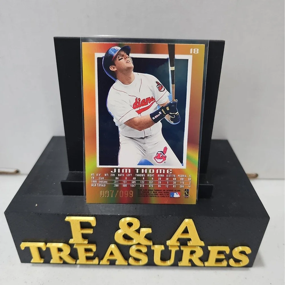 1997 Skybox E-x2000 - Jim Thome #18 Essential Credentials 97/99